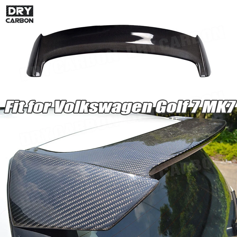 Carbon Fiber Car Rear Roof Spoiler Wing Lip for Volkswagen Golf 7 MK7 A style Standard Rline 2014 2015 2016 2017 Body Kits
Carbon Fiber Car Rear Roof Spoiler Wing Lip for Volkswagen Golf 7 MK7 A style Standard Rline 2014 2015 2016 2017 Body Kits