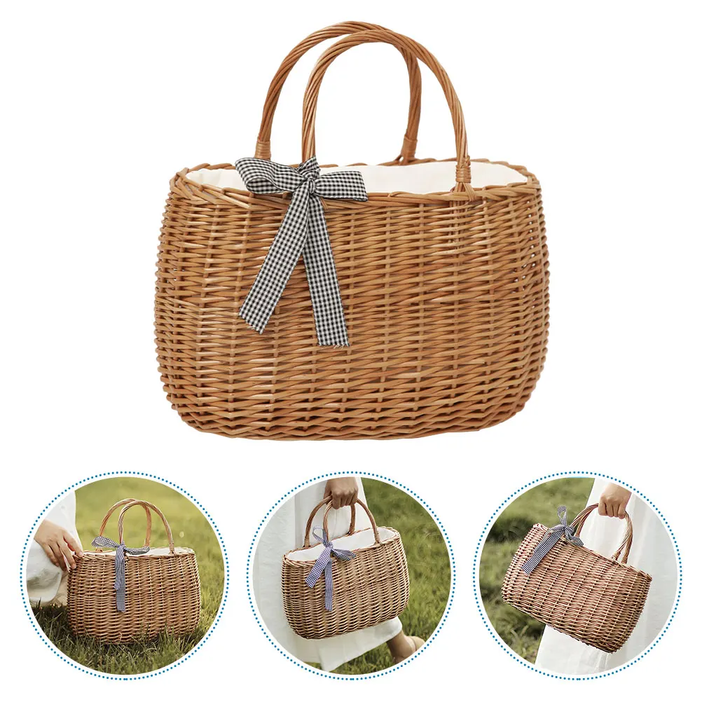 Rattan Woven Basket Handmade Storage Container Portable Shopping Fruit Basket Vietnamese Style Large Capacity Handwoven
Rattan Woven Basket Handmade Storage Container Portable Shopping Fruit Basket Vietnamese Style Large Capacity Handwoven