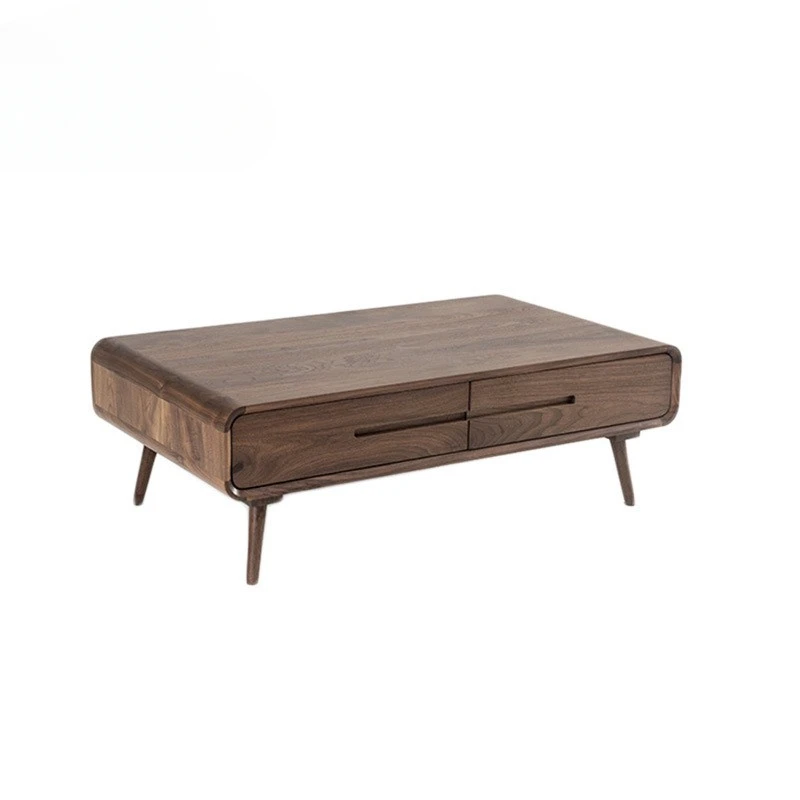 Black walnut solid wood tea, modern and simple living room, small unit tea table, wood wax oil
Black walnut solid wood tea, modern and simple living room, small unit tea table, wood wax oil