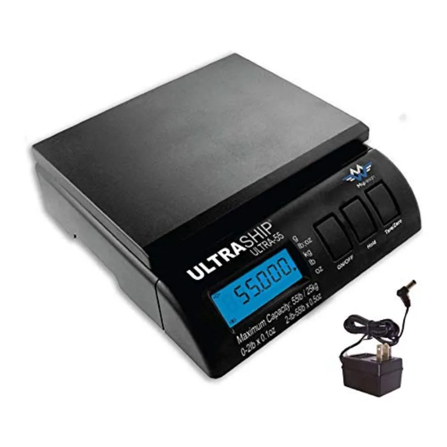 Digital Postal Shipping and Kitchen Scale 55 lb Ccity Stainless Steel Matte Black with Precision Display for Accurate Weighing
Digital Postal Shipping and Kitchen Scale 55 lb Ccity Stainless Steel Matte Black with Precision Display for Accurate Weighing