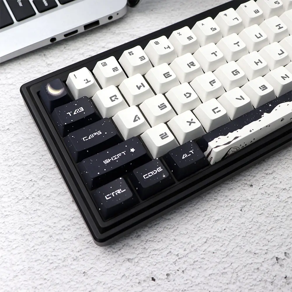Original high moon theme keycap PBT sublimation 81 key ISO compatible 6164/68 mechanical keyboard
Original high moon theme keycap PBT sublimation 81 key ISO compatible 6164/68 mechanical keyboard