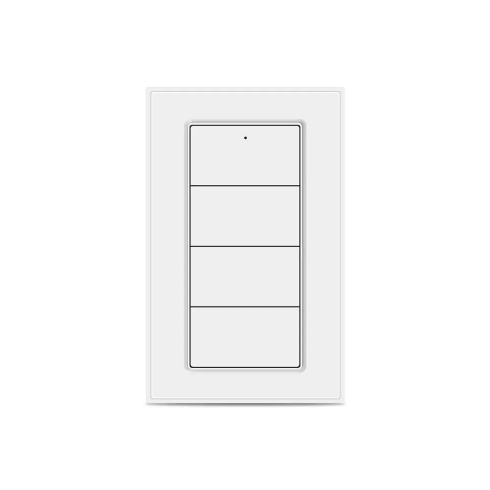 Беспроводной умный сценарный выключатель Zigbee на 4 кнопки с дистанционным диммированием и кнопкой включения/выключения одним нажатием, приложение Tuya Smart Life
Беспроводной умный сценарный выключатель Zigbee на 4 кнопки с дистанционным диммированием и кнопкой включения/выключения одним нажатием, приложение Tuya Smart Life