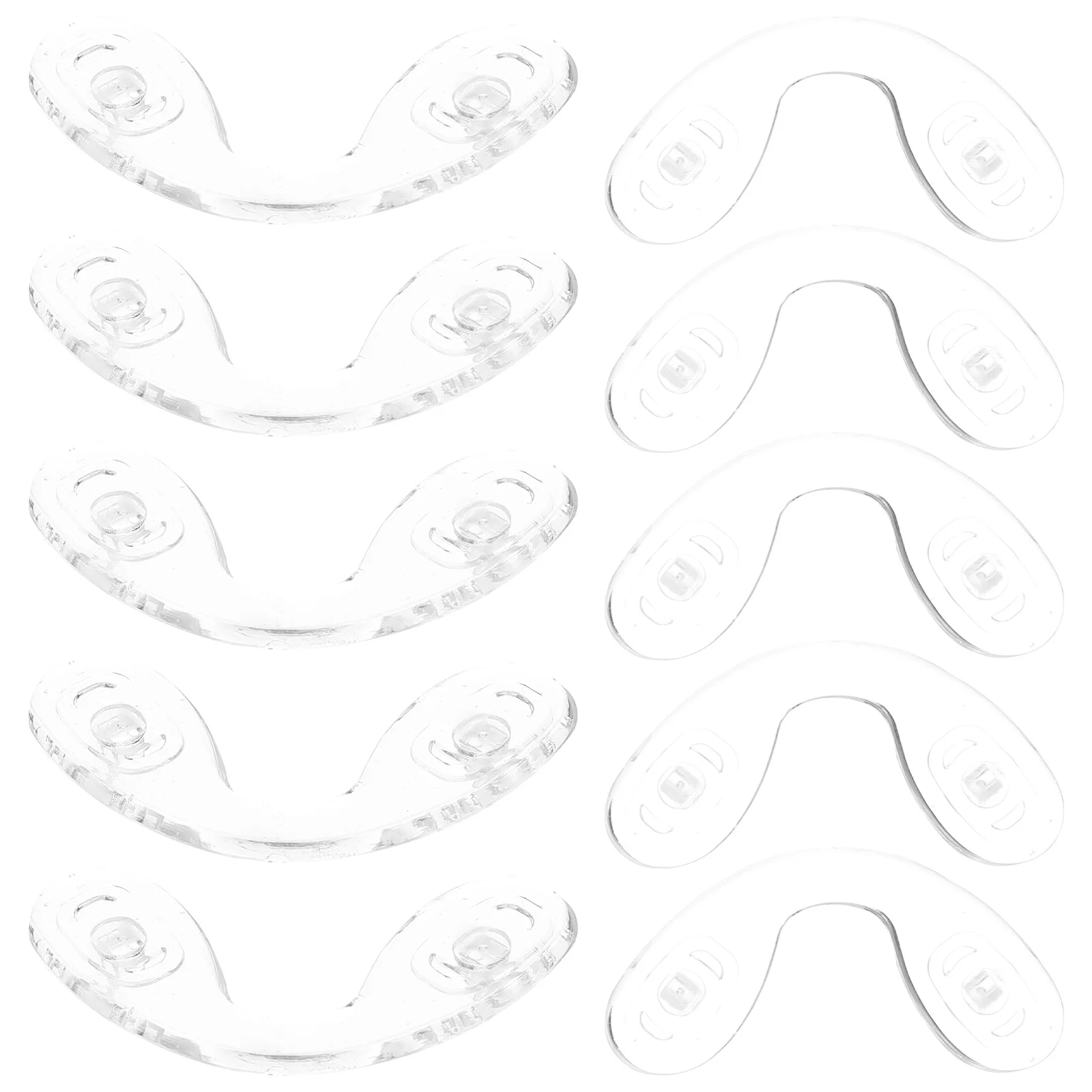 10pcs Silicone Nose Pads for Glasses Eyeglasses Replacement Accessories Transparent Anti Screw Fit Various Frames
10pcs Silicone Nose Pads for Glasses Eyeglasses Replacement Accessories Transparent Anti Screw Fit Various Frames