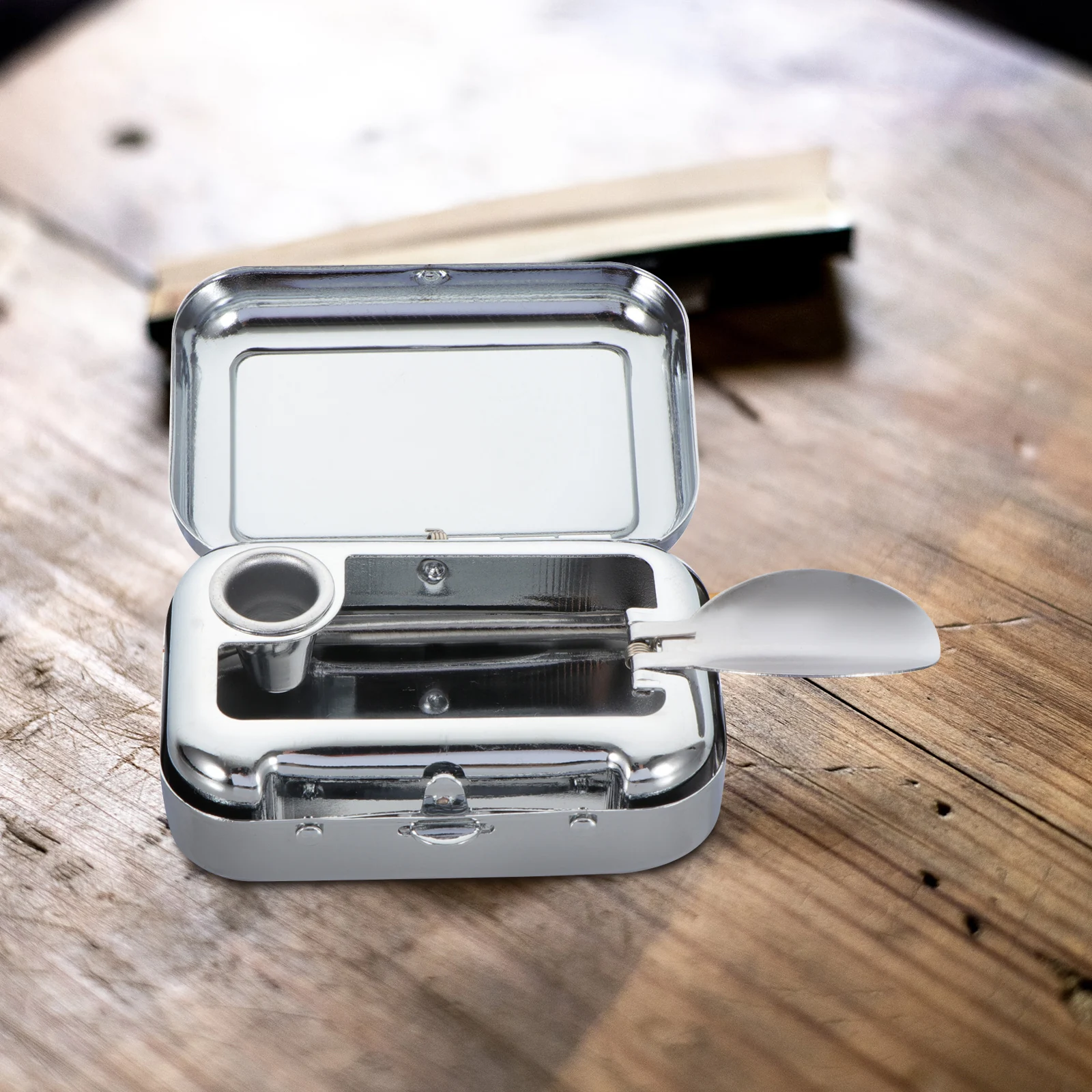Stainless Steel Rectangle-Shaped Ash Box Portable Mini Metal Rectangle Ash Box for Travel Car Use Outdoor Smoking Gift
Stainless Steel Rectangle-Shaped Ash Box Portable Mini Metal Rectangle Ash Box for Travel Car Use Outdoor Smoking Gift