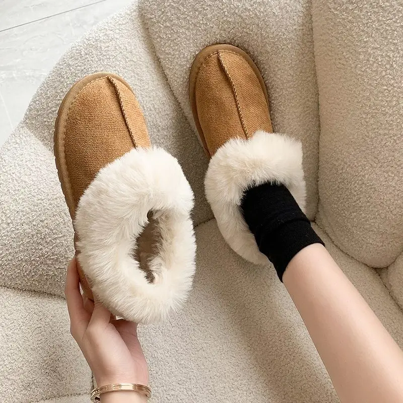 Winter Round Toe Fleece-lined Women's Snow Boots High Quality Fashion 2025 Ladies Shoes Novelty Comfortable and Elegant Booties
Winter Round Toe Fleece-lined Women's Snow Boots High Quality Fashion 2025 Ladies Shoes Novelty Comfortable and Elegant Booties