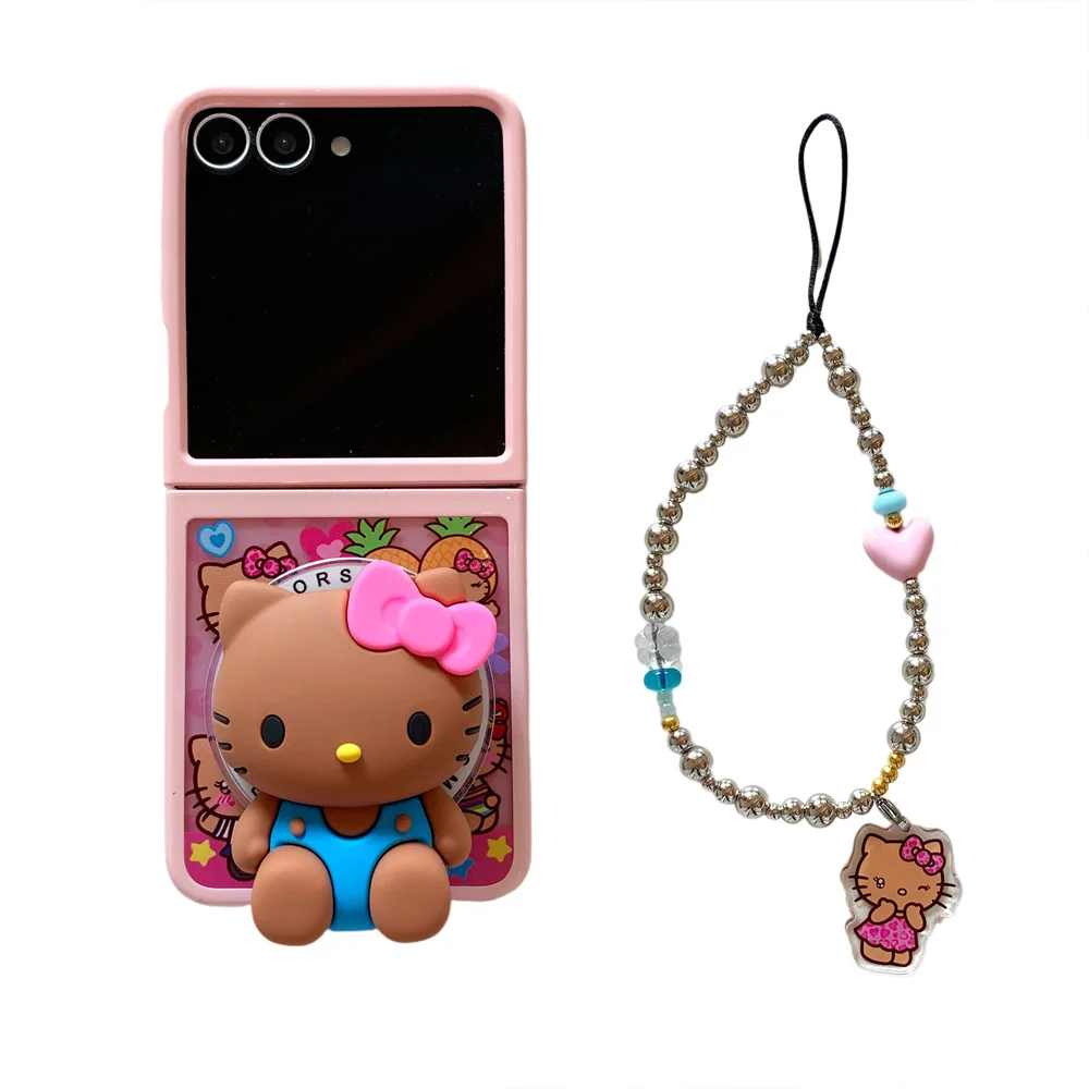 New Hellokitty Magnetic Holder Samsung Galaxy Z Flip7 flip6 7FE flip5 6 cover with Magsafe stand Luxury Stylish protective cover
New Hellokitty Magnetic Holder Samsung Galaxy Z Flip7 flip6 7FE flip5 6 cover with Magsafe stand Luxury Stylish protective cover