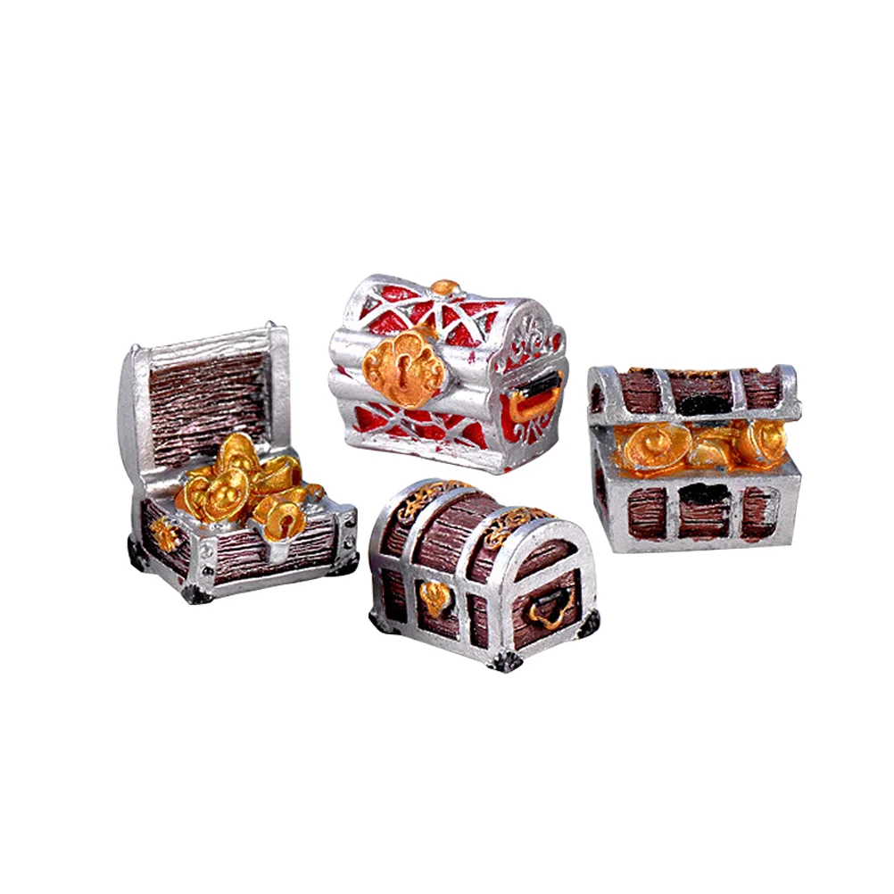4 Pcs Treasure Chest Ornaments Aquarium Decorations Mini Miniature Artificial Fish Tank
4 Pcs Treasure Chest Ornaments Aquarium Decorations Mini Miniature Artificial Fish Tank