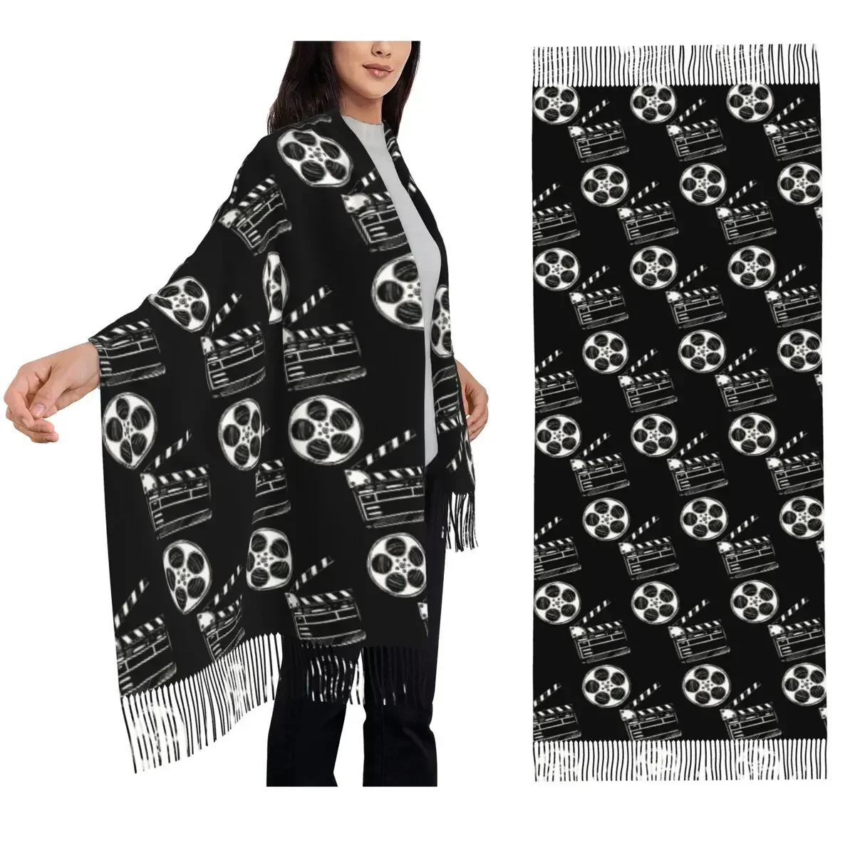 Шарф из фильмов и хлопка, шарфы с кисточками, женские мягкие теплые шали и накидки, большая осенне-зимняя шаль
Шарф из фильмов и хлопка, шарфы с кисточками, женские мягкие теплые шали и накидки, большая осенне-зимняя шаль