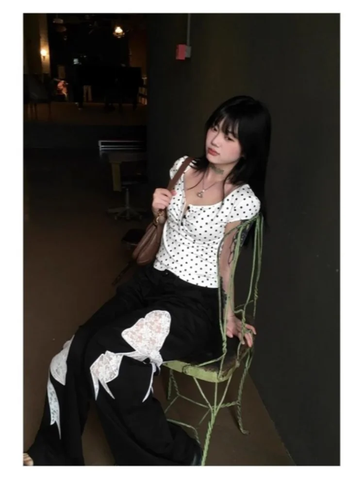 Y2K Harajuku Hot Girl White Polka Dot Short Sleeve T-shirt for Women Summer American Retro Hot Girl Tight Tops Millennium Style
Y2K Harajuku Hot Girl White Polka Dot Short Sleeve T-shirt for Women Summer American Retro Hot Girl Tight Tops Millennium Style