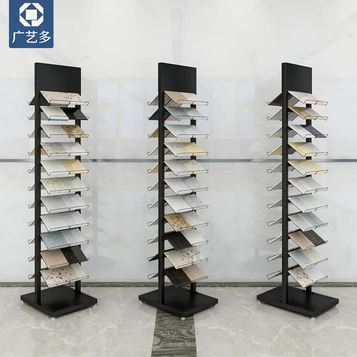 Stone color plate rack double-sided marble sample wood floor color sample rack
Stone color plate rack double-sided marble sample wood floor color sample rack