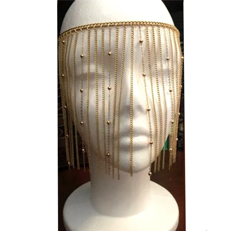 New tassel head chain, bead chain mask, original alloy chain hair accessories, jewelry.
New tassel head chain, bead chain mask, original alloy chain hair accessories, jewelry.