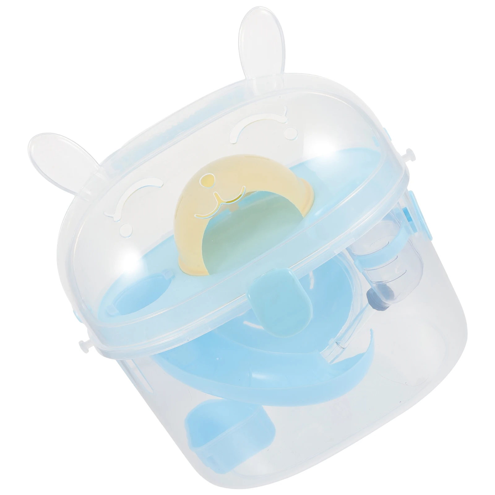 Portable Hamster Cage 1 Small Animal Carrier Transparent Blue Travel Case for Outdoor Use Pet House Handheld Cage
Portable Hamster Cage 1 Small Animal Carrier Transparent Blue Travel Case for Outdoor Use Pet House Handheld Cage