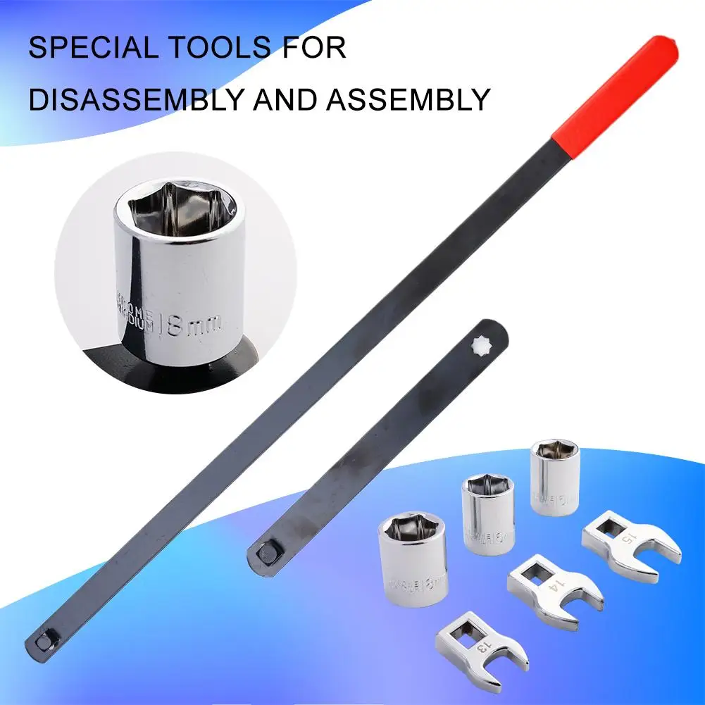 Automobile Engine Idler Pulley Adjustment Wrench Extension Rod Workshop Extension Wrench Special Disassembly Tool O6L0 
Automobile Engine Idler Pulley Adjustment Wrench Extension Rod Workshop Extension Wrench Special Disassembly Tool O6L0