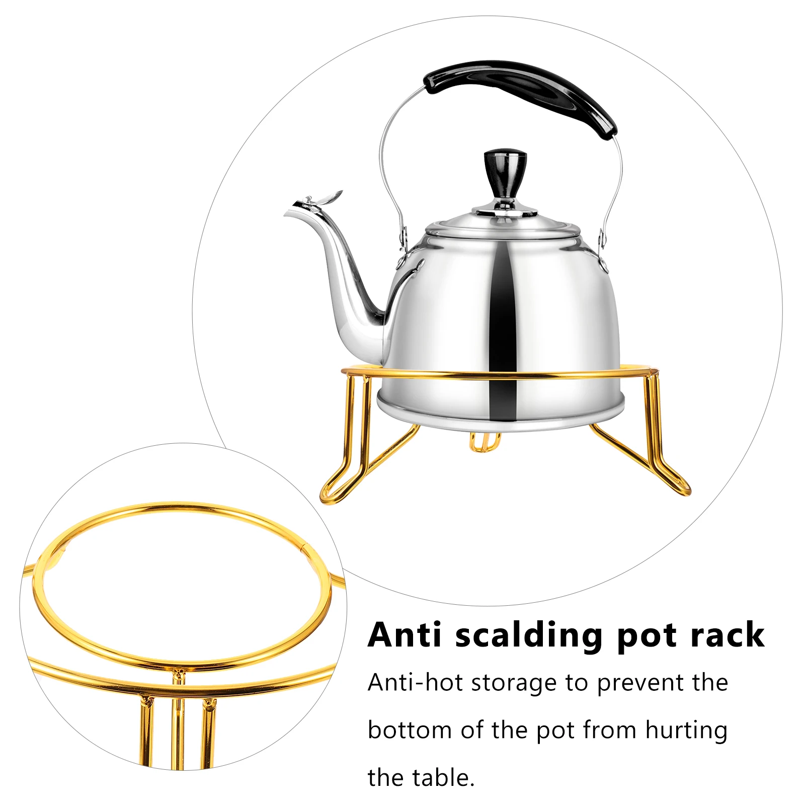 Heat Insulated Pot Storage Rack Alloy Pan Stand Pot Pad Kitchen Gadget Thickened Heat Resistant Rack For Kitchen Storage Simple
Heat Insulated Pot Storage Rack Alloy Pan Stand Pot Pad Kitchen Gadget Thickened Heat Resistant Rack For Kitchen Storage Simple