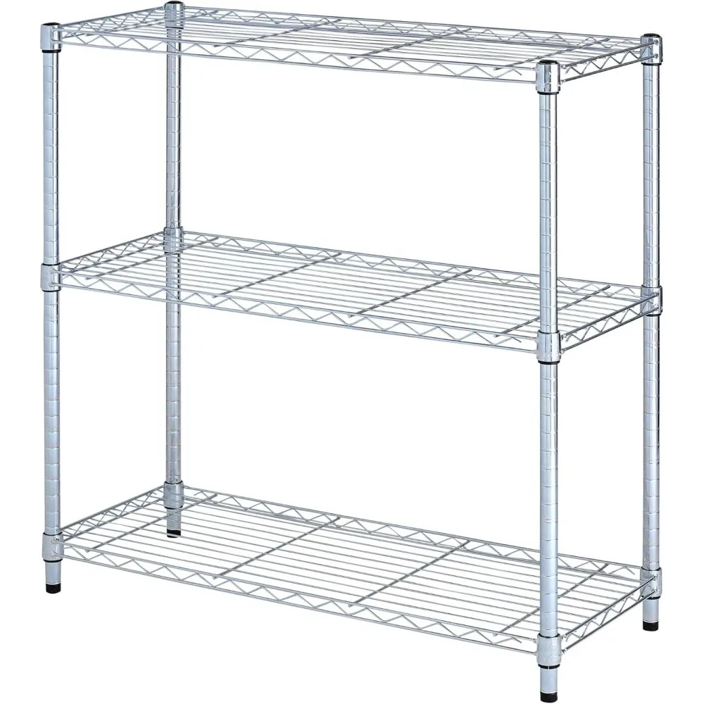 Wire Shelving, Residential 36w x 14d x 36h, Silver, Three-Shelf
Wire Shelving, Residential 36w x 14d x 36h, Silver, Three-Shelf