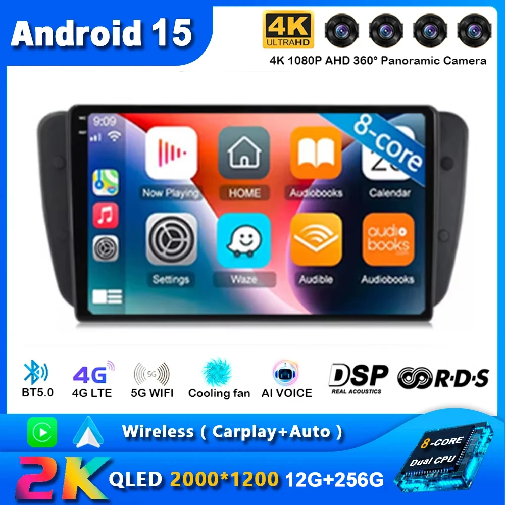 Android 15 Car Radio For Seat Ibiza MK4 6J SportCoupe Ecomotive Cupra 2009 -2016 Carplay Navigation GPS Multimedia Player stereo
Android 15 Car Radio For Seat Ibiza MK4 6J SportCoupe Ecomotive Cupra 2009 -2016 Carplay Navigation GPS Multimedia Player stereo