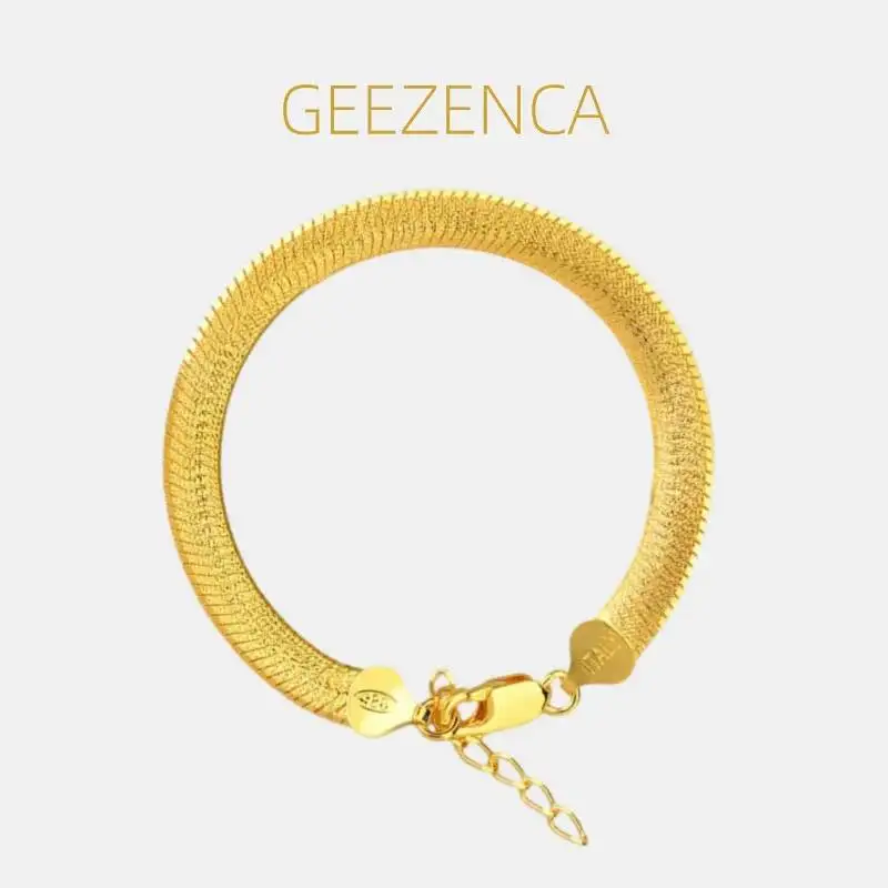 GEEZENCA, итальянский браслет из стерлингового серебра 925 пробы с лезвием и змеей, цепочка для женщин, шикарные Роскошные ювелирные браслеты 2024, новый подарок
GEEZENCA, итальянский браслет из стерлингового серебра 925 пробы с лезвием и змеей, цепочка для женщин, шикарные Роскошные ювелирные браслеты 2024, новый подарок