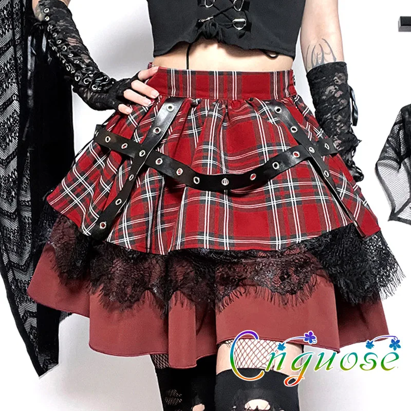 2025 y2k JK Japanese Gothic Rock Red Plaid Pleated Puffy Mini Short Skirt for Womens kawaii cute skirts
2025 y2k JK Japanese Gothic Rock Red Plaid Pleated Puffy Mini Short Skirt for Womens kawaii cute skirts