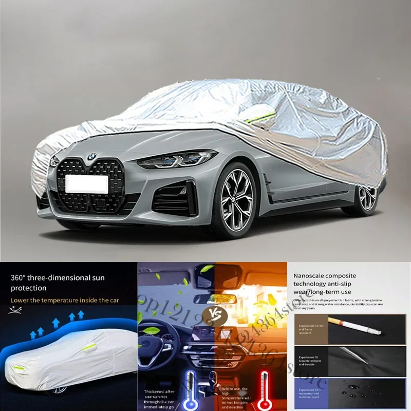 For BMW 4 Series Auto Anti snow Anti dust Anti uv Anti peeling paint And Anti Rainwater 210t car cover Car cover protection
For BMW 4 Series Auto Anti snow Anti dust Anti uv Anti peeling paint And Anti Rainwater 210t car cover Car cover protection