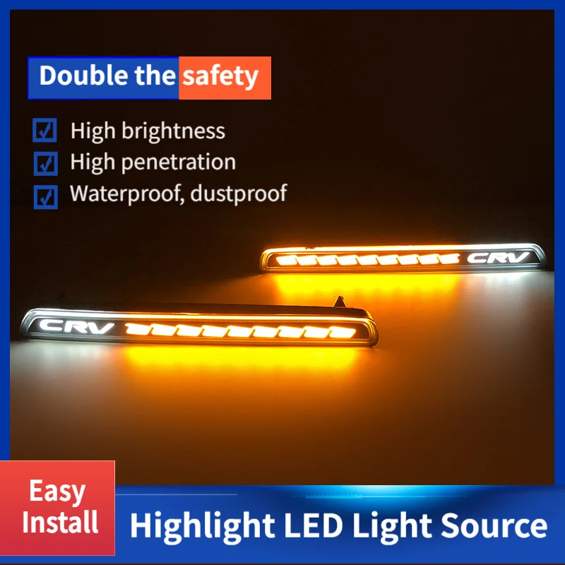 2pieces LED Turn Signal Lamp Indicators Rear Fog For Honda CRV 2023-2025 Car Dynamic Turn Signal Brake Warning Lamp Reflector
2pieces LED Turn Signal Lamp Indicators Rear Fog For Honda CRV 2023-2025 Car Dynamic Turn Signal Brake Warning Lamp Reflector