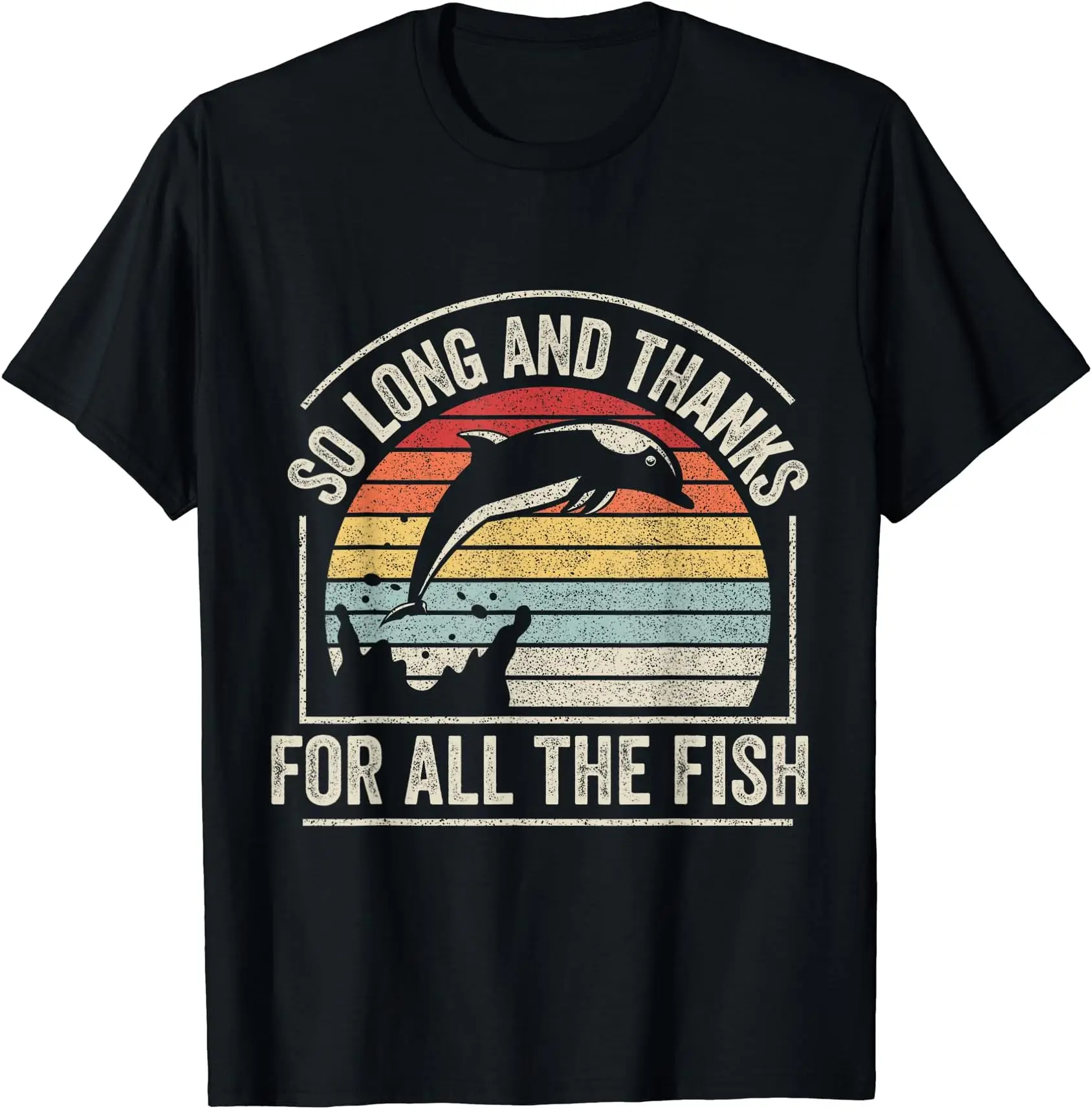 Ретро Винтажная футболка с длинным рукавом и надписью «Thank For All The Fish», летняя футболка с мультяшным принтом и коротким рукавом
Ретро Винтажная футболка с длинным рукавом и надписью «Thank For All The Fish», летняя футболка с мультяшным принтом и коротким рукавом