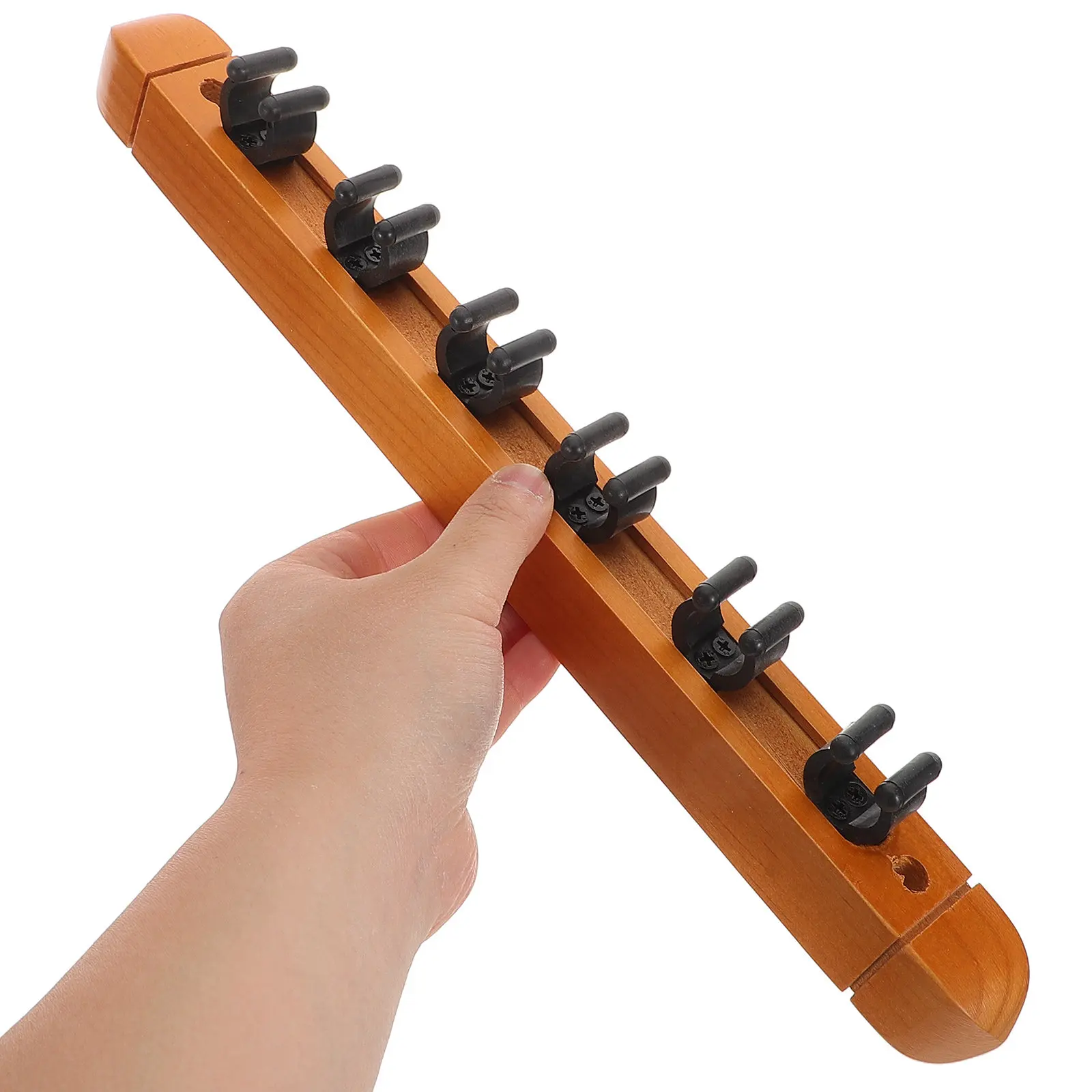 2Pcs Wall Mounted Solid Wood Pool Stick Rack 6-Hole Billiard Stick Holder for Game Room Pool Hall Storage Organizer
2Pcs Wall Mounted Solid Wood Pool Stick Rack 6-Hole Billiard Stick Holder for Game Room Pool Hall Storage Organizer