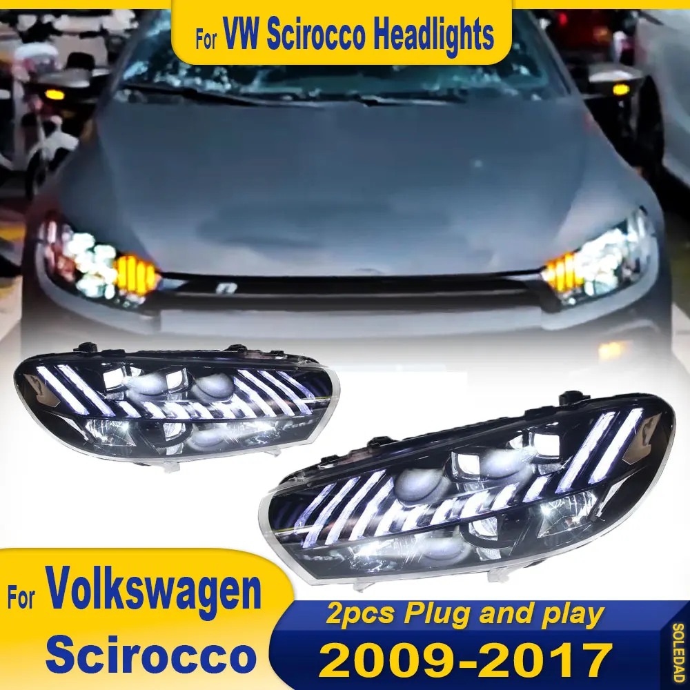 LED Headlights For VW Scirocco 2009 2010 2011 2012 2013 2014 2015 2016 2017 Car Headlamp Turn Signal Lamp Assembly Plug and play
LED Headlights For VW Scirocco 2009 2010 2011 2012 2013 2014 2015 2016 2017 Car Headlamp Turn Signal Lamp Assembly Plug and play