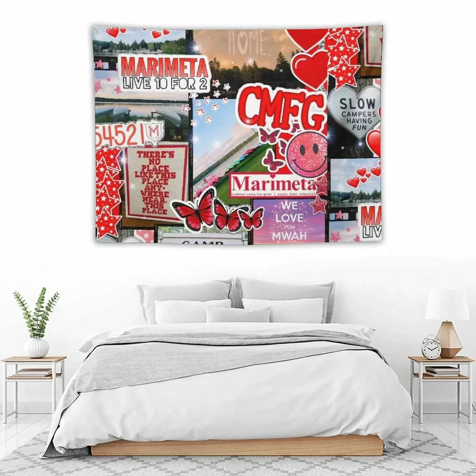 Camp Marimeta Collage Tapestry Decoration Pictures Room Wall Decor For Room Tapestry
Camp Marimeta Collage Tapestry Decoration Pictures Room Wall Decor For Room Tapestry