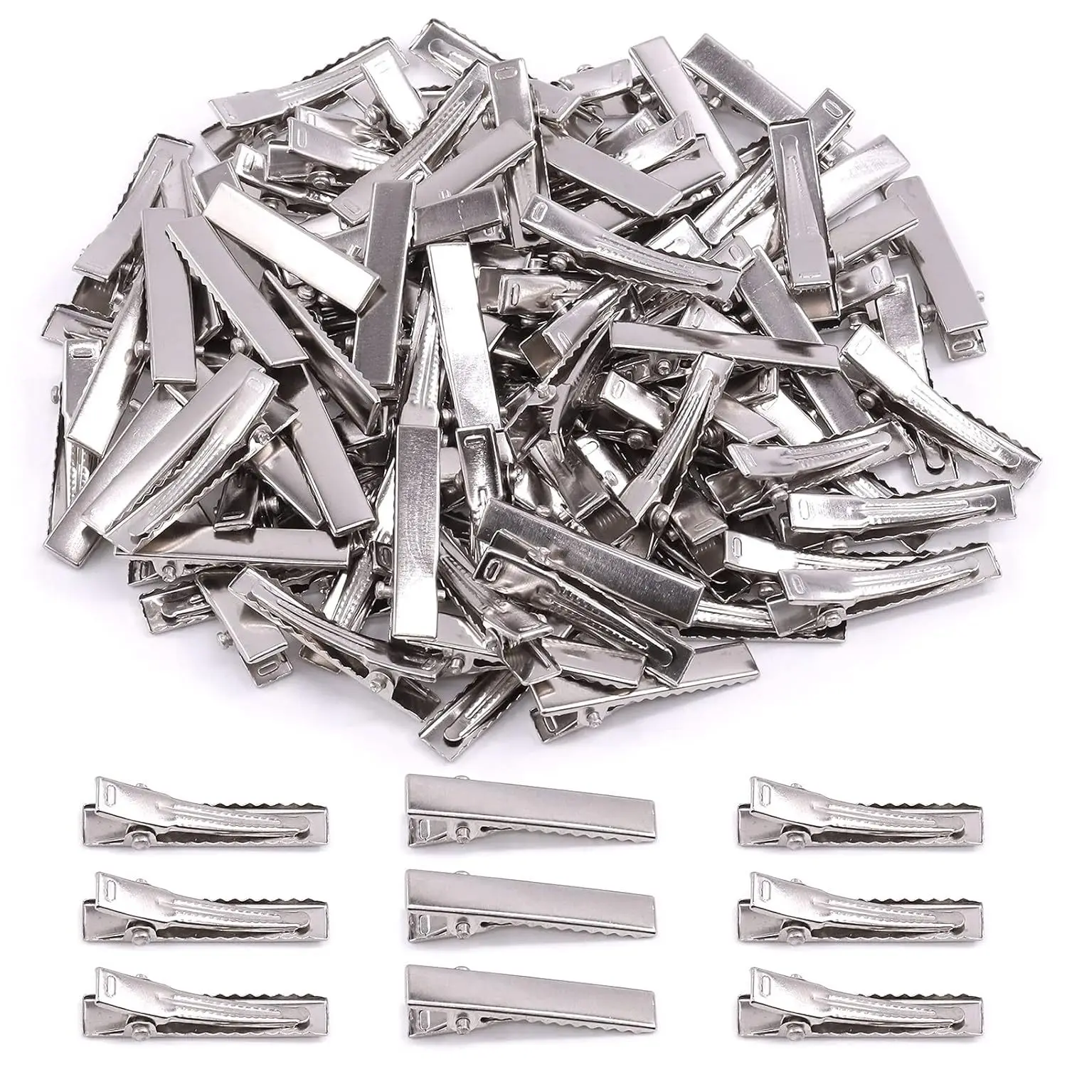 4cm 10pcs Silver Color Hair Clip Basic Shiny Metal Alligator Hairpins DIY Hair Accessories For Women Girl Hairdressing Tool
4cm 10pcs Silver Color Hair Clip Basic Shiny Metal Alligator Hairpins DIY Hair Accessories For Women Girl Hairdressing Tool