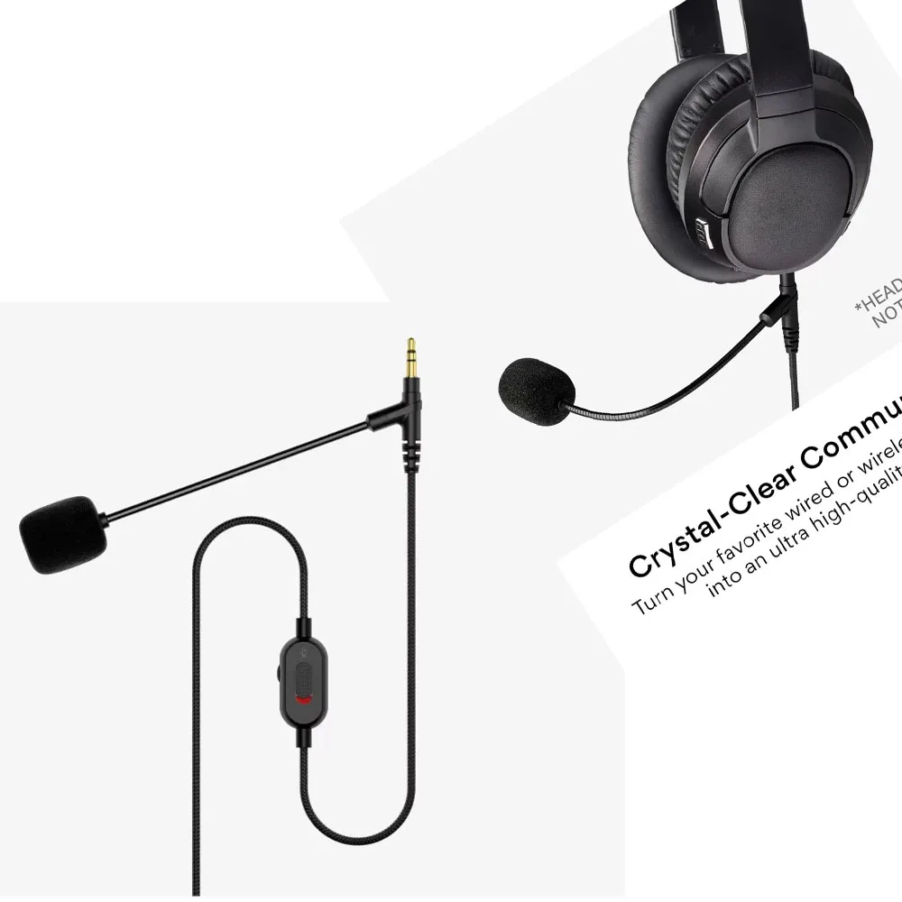 for Sony WH-1000XM5 Replacement Braided Cable with External Microphone WH-1000XM4 WH-1000XM3 WH-1000XM2 MDR-1000X Headphone
for Sony WH-1000XM5 Replacement Braided Cable with External Microphone WH-1000XM4 WH-1000XM3 WH-1000XM2 MDR-1000X Headphone