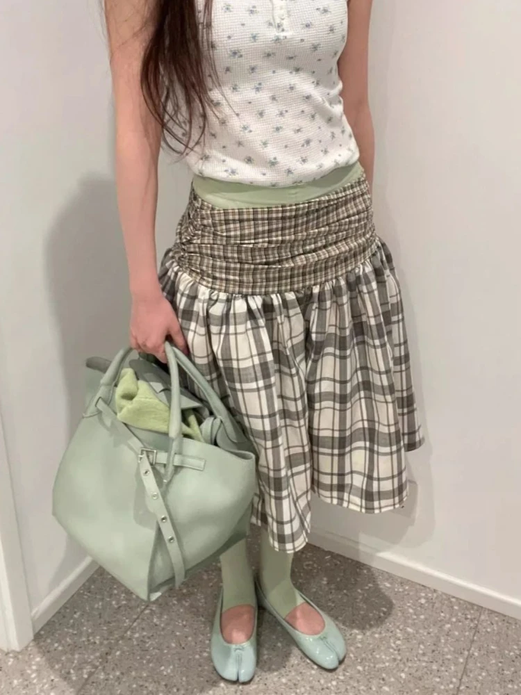 Deeptown Korean Style Plaid Skirt Women Vintage Harajuku Y2k Short Skirts Sweet Japanese Retro Fashion Midi Skirts Streetwear
Deeptown Korean Style Plaid Skirt Women Vintage Harajuku Y2k Short Skirts Sweet Japanese Retro Fashion Midi Skirts Streetwear