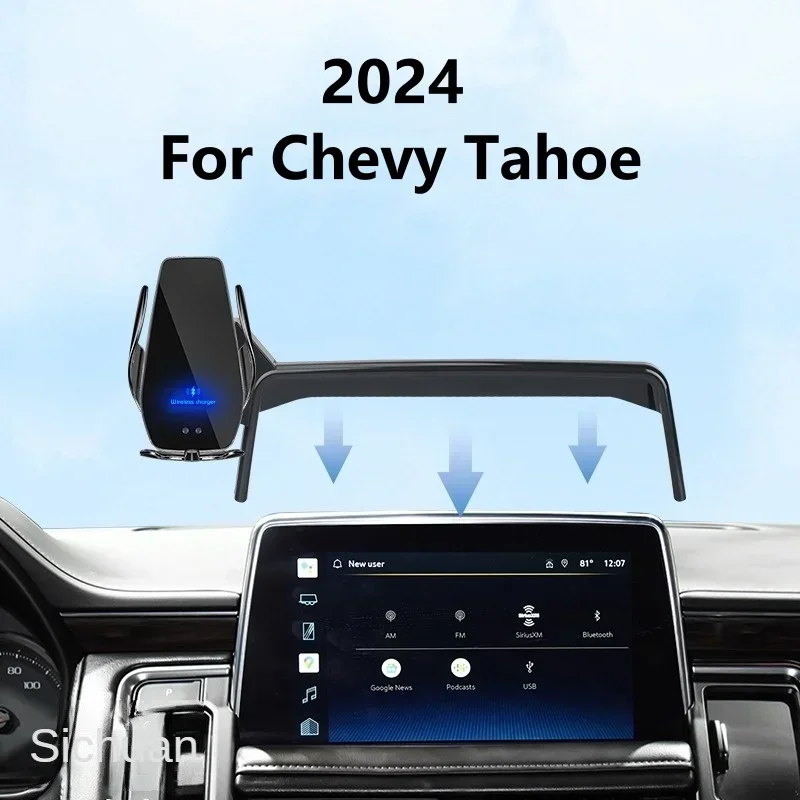 2024 For Chevrolet Tahoe Car Screen Phone Holder Wireless Charger Navigation Modification Interior
2024 For Chevrolet Tahoe Car Screen Phone Holder Wireless Charger Navigation Modification Interior