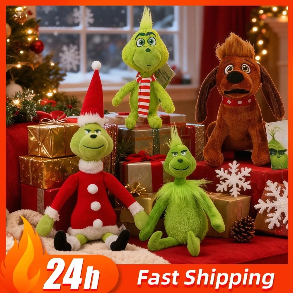 32cm Christmas Plush Toy Anime Film Peripheral Green Monster Doll Cute Pillow Room Decorative Ornament Holiday Gift Boy and Girl
32cm Christmas Plush Toy Anime Film Peripheral Green Monster Doll Cute Pillow Room Decorative Ornament Holiday Gift Boy and Girl