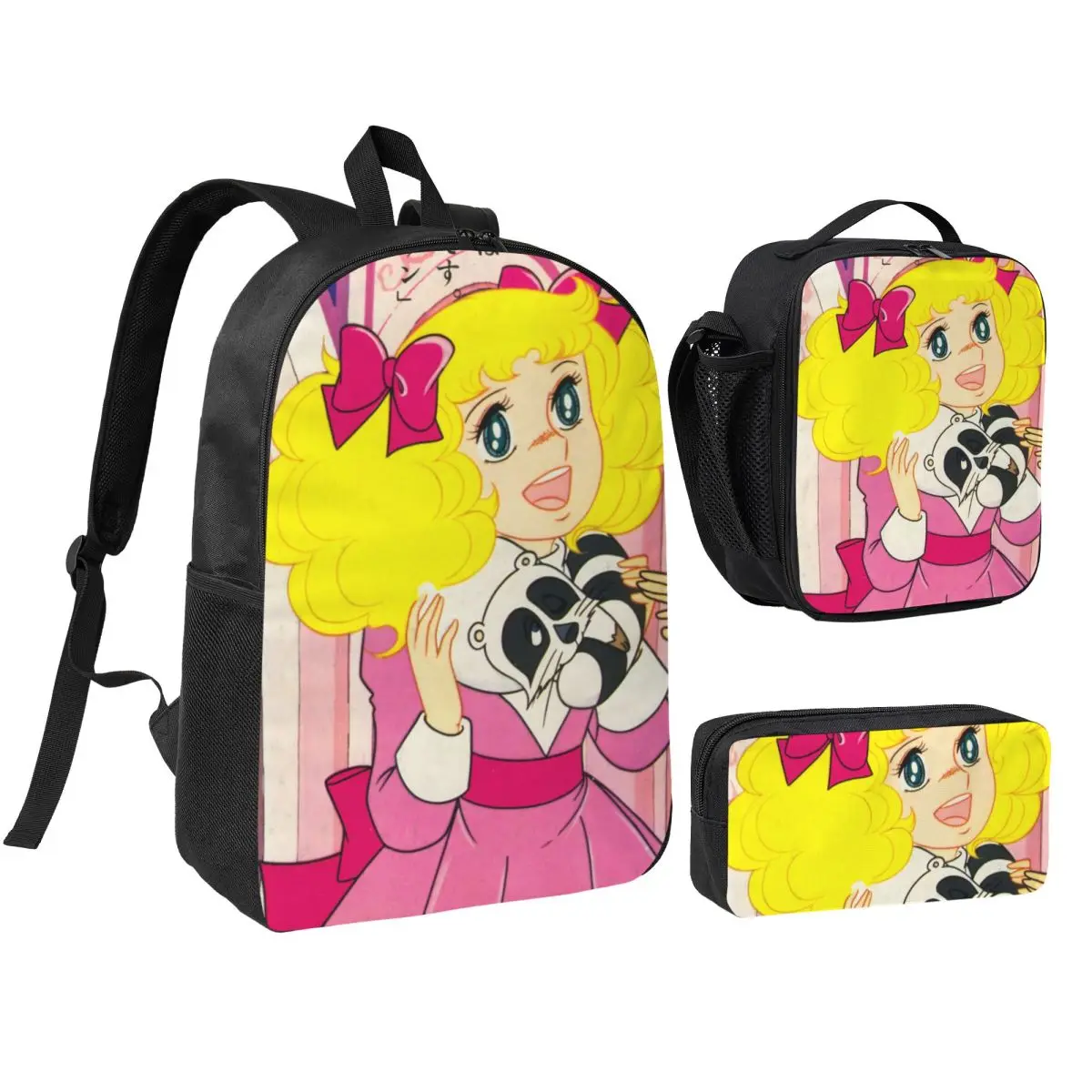 Candy Candy Anime Backpack Boys Girls BookBag School Bag Shoulder Bags 3ps Insulated Lunch Bag Pencil Case
Candy Candy Anime Backpack Boys Girls BookBag School Bag Shoulder Bags 3ps Insulated Lunch Bag Pencil Case