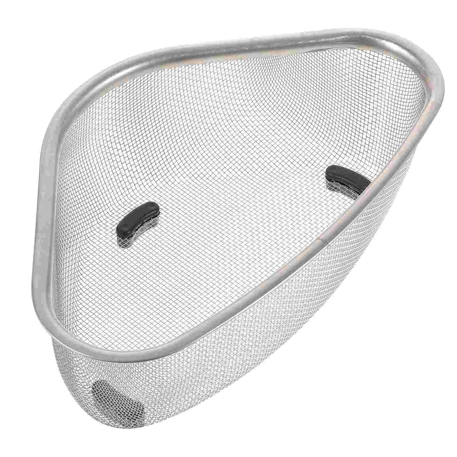 Triangle Sink Drainer Basket Draining Waste Filter Stainless Steel Corner Strainer
Triangle Sink Drainer Basket Draining Waste Filter Stainless Steel Corner Strainer