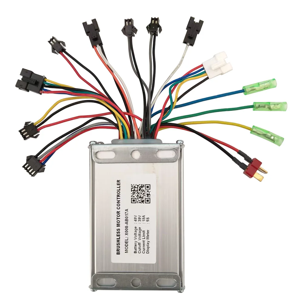 E-bike Brushless Motor Controller X008-AB017A 48V 18A for 5S Protocol Display Electric Scooters MTB Accessories Speed Controller
E-bike Brushless Motor Controller X008-AB017A 48V 18A for 5S Protocol Display Electric Scooters MTB Accessories Speed Controller