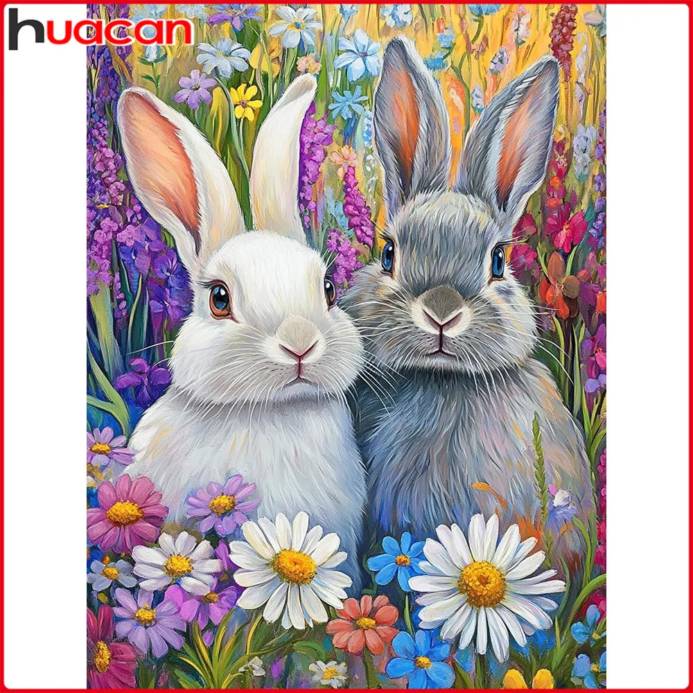 Huacan Full Square Round Diamond Painting Rabbit Daisy Diamond Embroidery Animal Flower Complete Kit Home Decoration
Huacan Full Square Round Diamond Painting Rabbit Daisy Diamond Embroidery Animal Flower Complete Kit Home Decoration