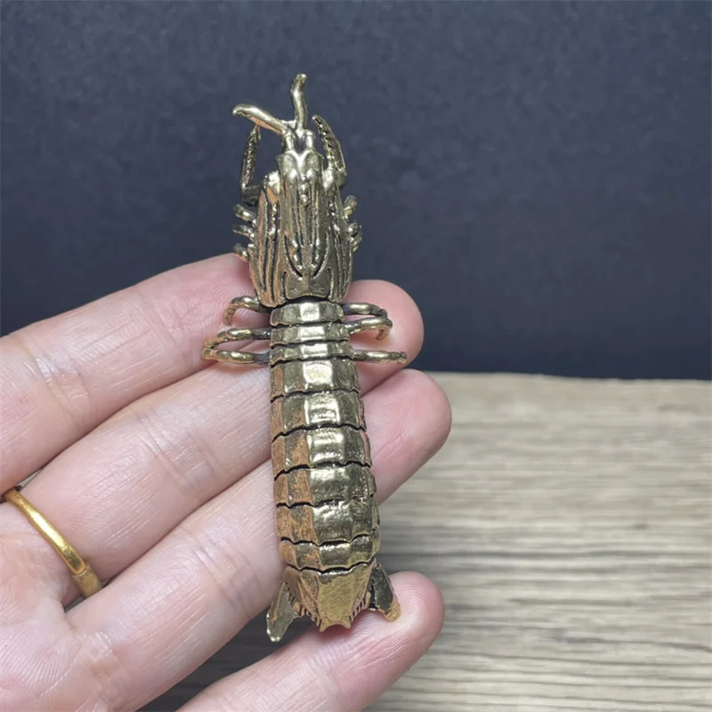 Vintage Brass Pipi Shrimp Mini Marine Animal Statue Desktop Ornaments Office Decorations Crafts Tea Pet Accessories Gifts
Vintage Brass Pipi Shrimp Mini Marine Animal Statue Desktop Ornaments Office Decorations Crafts Tea Pet Accessories Gifts