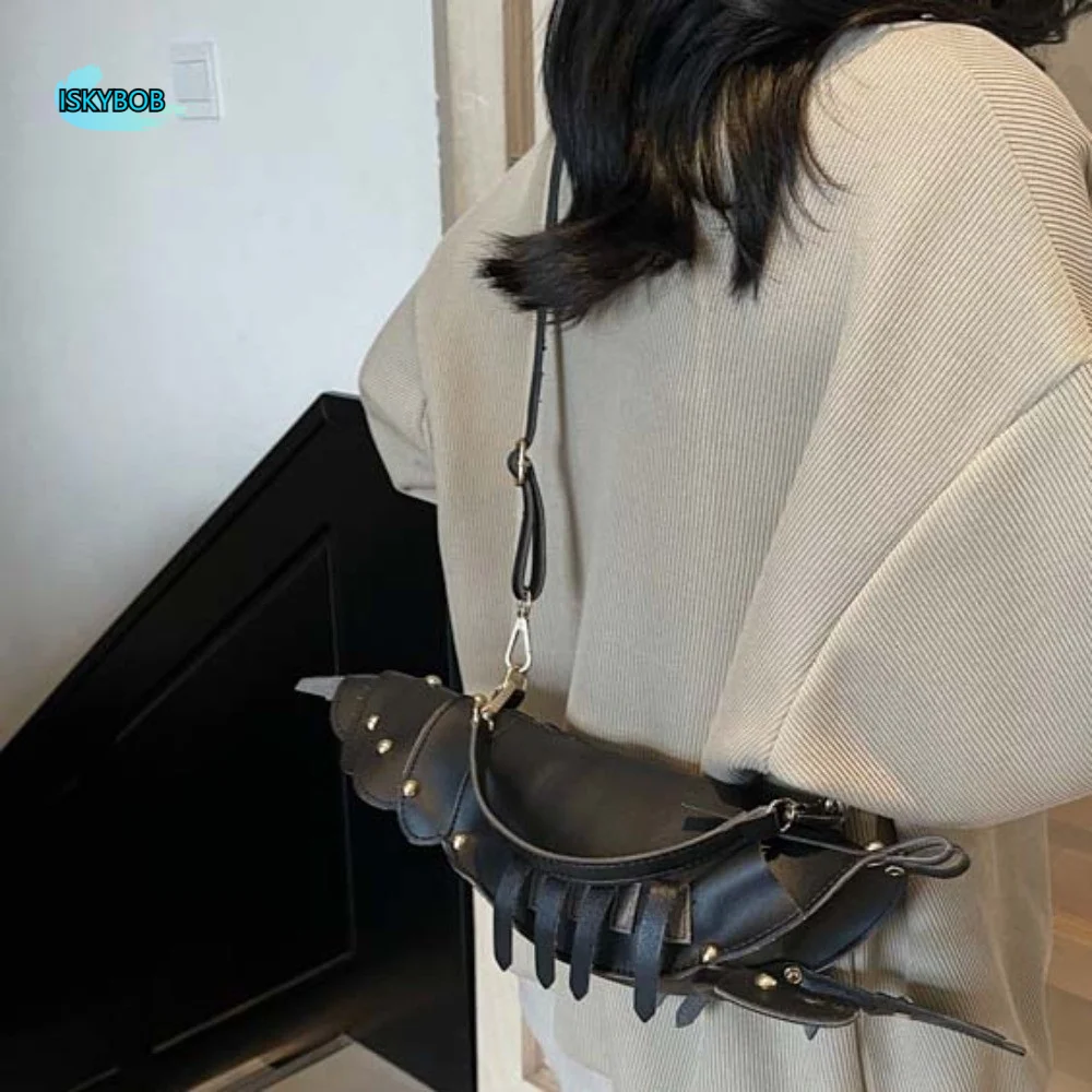 Shoulder Pouch Lobster Shape Handbag Large Capacity Creative Leather Lobster Bag Anti-splash Water Polyester Red Underarm Bag
Shoulder Pouch Lobster Shape Handbag Large Capacity Creative Leather Lobster Bag Anti-splash Water Polyester Red Underarm Bag