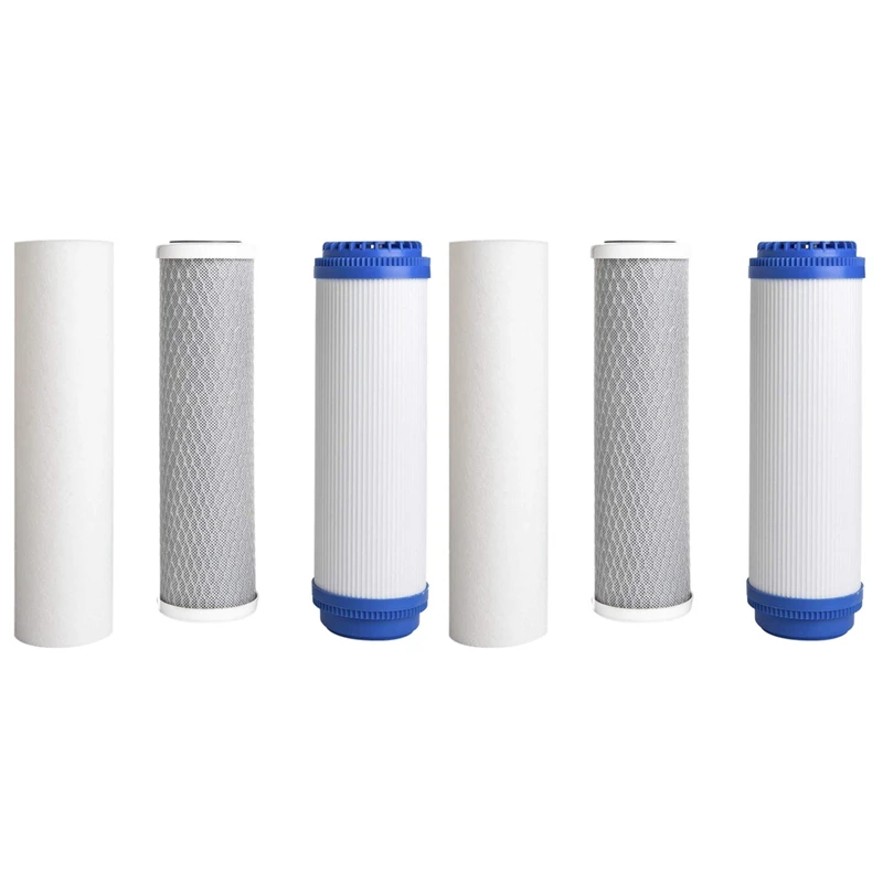 6Pcs 10Inch Filter Elements Filtration System Purify Replacement Part Universal For Water Purifier
6Pcs 10Inch Filter Elements Filtration System Purify Replacement Part Universal For Water Purifier