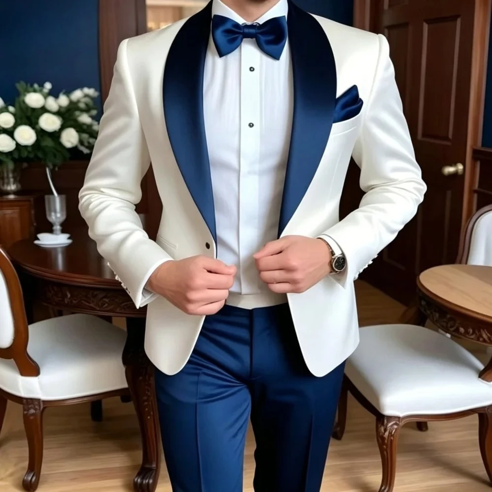 Peak Lapel Men's Suit Jacket Pants 2 Piece Business Men Suit For Groom Wedding Double Breasted Suit
Peak Lapel Men's Suit Jacket Pants 2 Piece Business Men Suit For Groom Wedding Double Breasted Suit