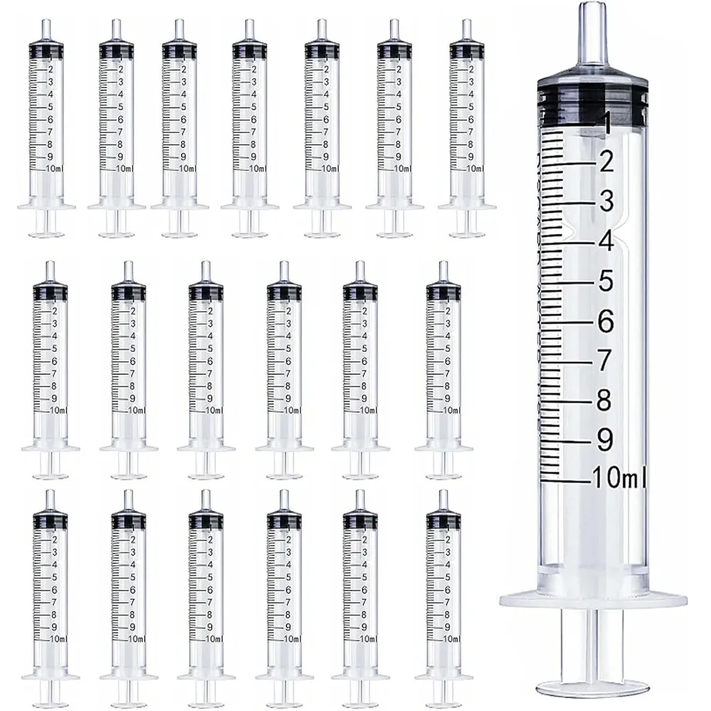 100pcs 10ml Sterile Syringe, Clear Scale, Straight Tip, Individually Wrapped for Science, Craft, Epoxy, Gardening, Feeding
100pcs 10ml Sterile Syringe, Clear Scale, Straight Tip, Individually Wrapped for Science, Craft, Epoxy, Gardening, Feeding