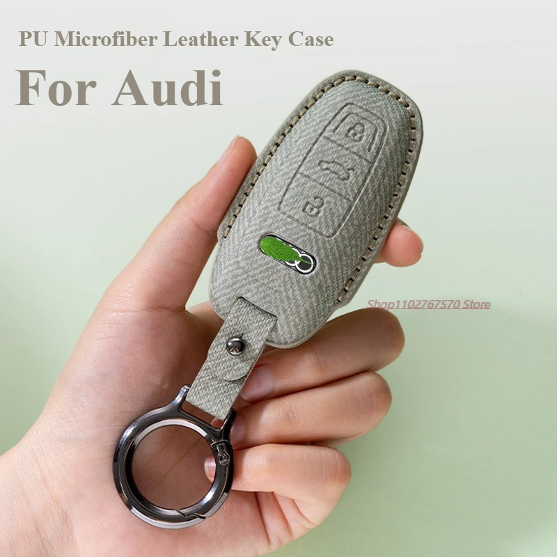PU Microfiber Leather Key Case Cover For Audi A6L A8 A4L A7 A3 Q3 Q5L Q8 Q7 Q2L Car Interior Styling Accessories
PU Microfiber Leather Key Case Cover For Audi A6L A8 A4L A7 A3 Q3 Q5L Q8 Q7 Q2L Car Interior Styling Accessories