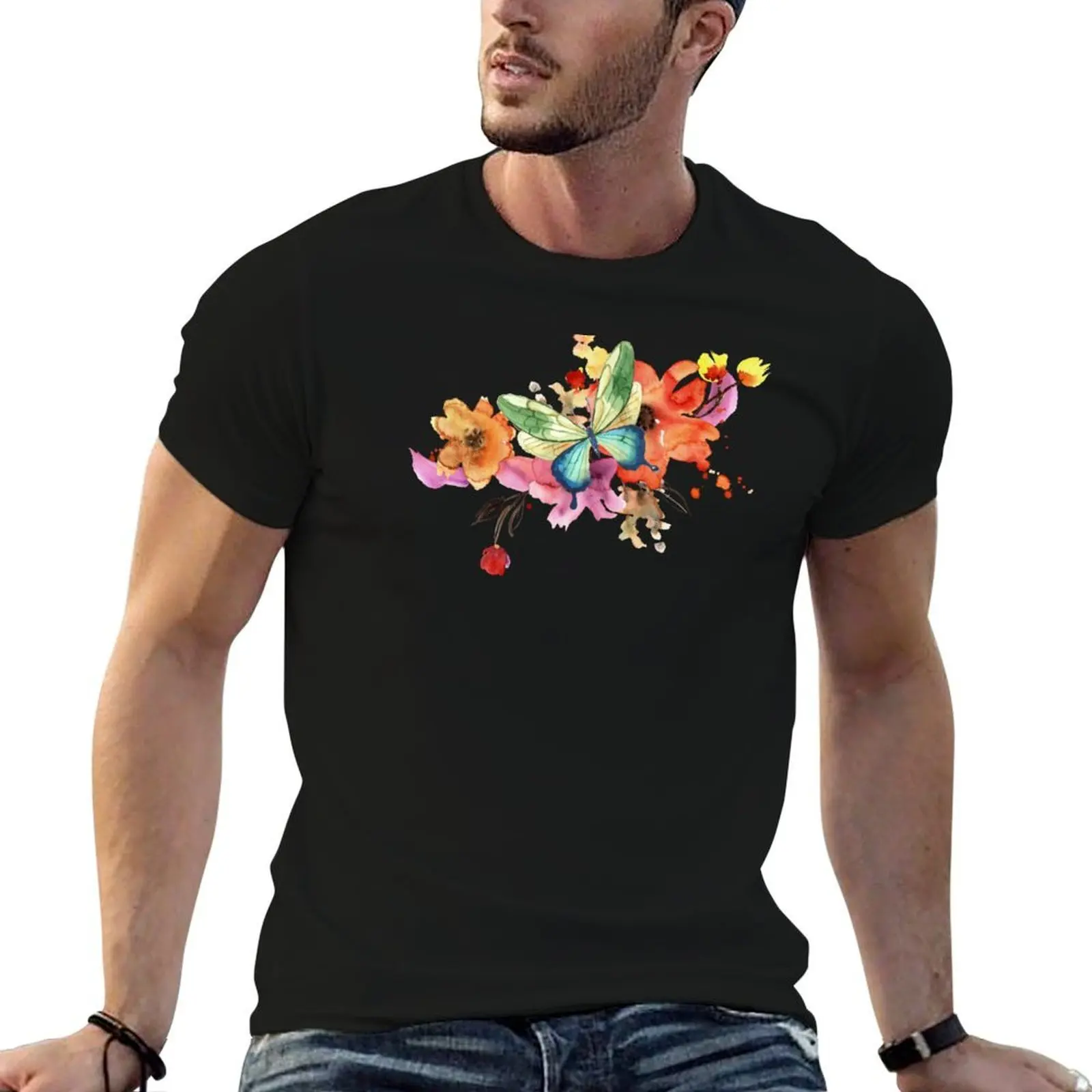 Watercolor butterfly T-Shirt cotton t shirt pack man t shirt graphic T-Shirt
Watercolor butterfly T-Shirt cotton t shirt pack man t shirt graphic T-Shirt
