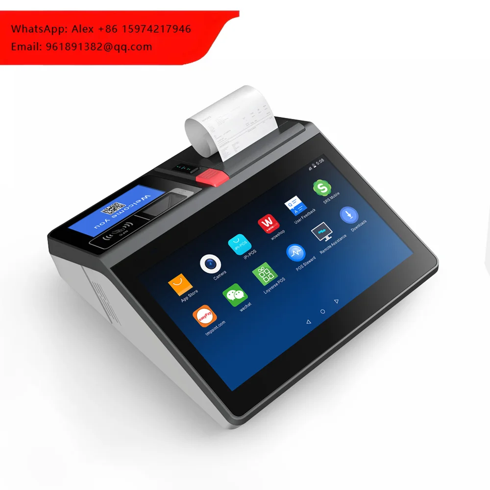 10.1-Inch IPS Desktop Wireless POS Terminal For Restaurants Android 11.0 RK3288/RK3568 2G/4G 16G/32G Built-in Printer SIM Card
10.1-Inch IPS Desktop Wireless POS Terminal For Restaurants Android 11.0 RK3288/RK3568 2G/4G 16G/32G Built-in Printer SIM Card