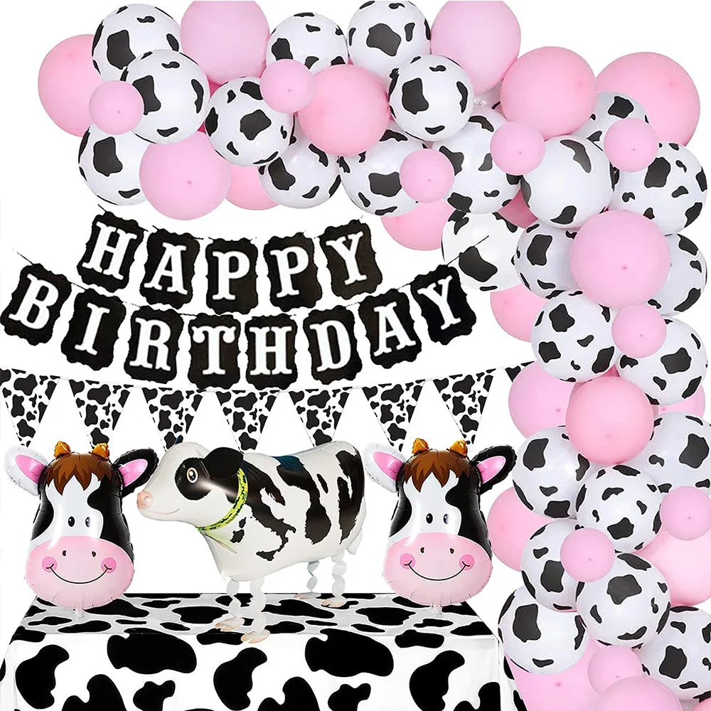 Farm Cow Theme Birthday Party Animal Party Cow Decoration Disposable Cup Plate Tablecloth banner Baby Shower Balloon Decoration
Farm Cow Theme Birthday Party Animal Party Cow Decoration Disposable Cup Plate Tablecloth banner Baby Shower Balloon Decoration