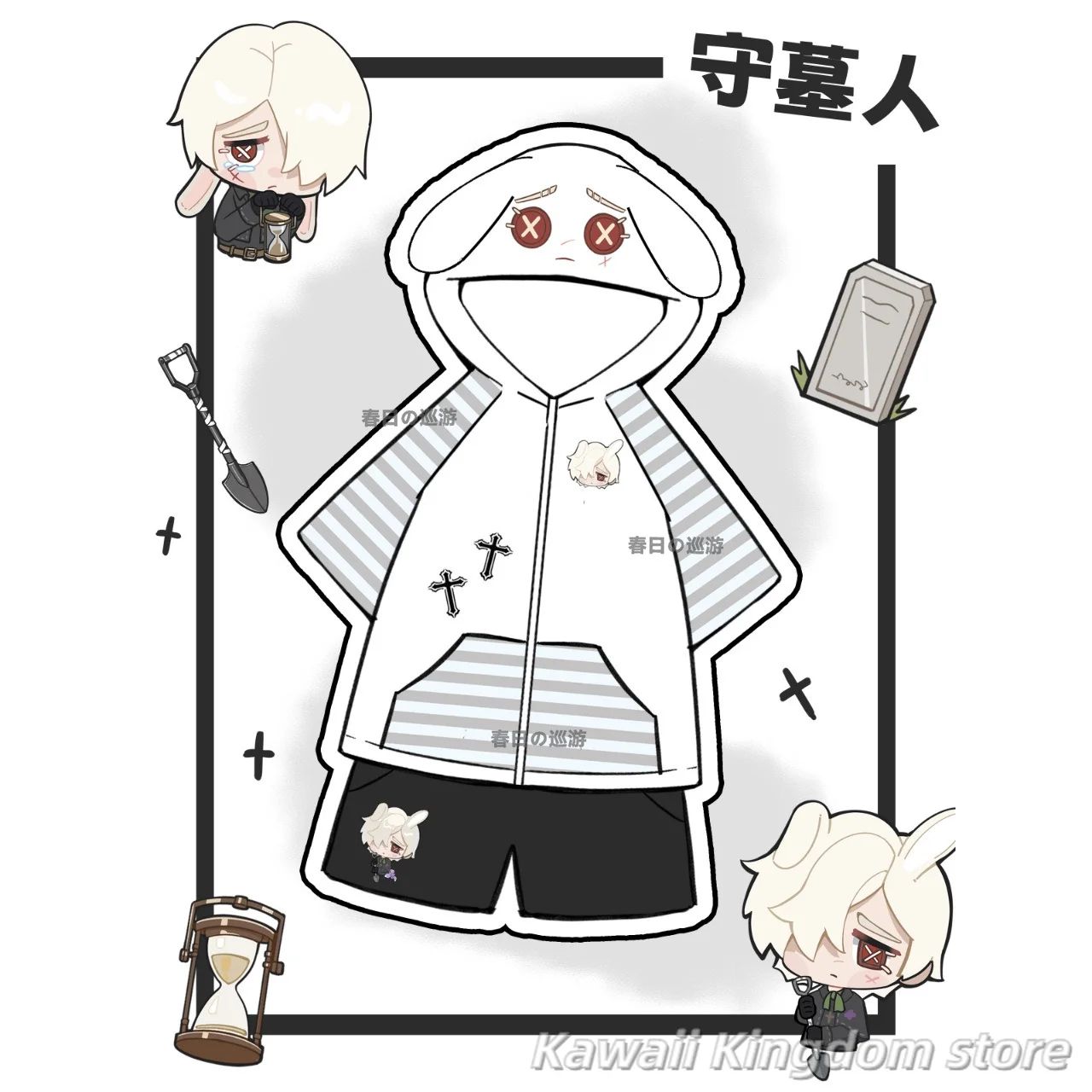 Identity V Grave Keeper Game Student Anime Cosplay Summer Short Sleeved Pajamas Shorts Home Suit Set Household Clothes 
Identity V Grave Keeper Game Student Anime Cosplay Summer Short Sleeved Pajamas Shorts Home Suit Set Household Clothes