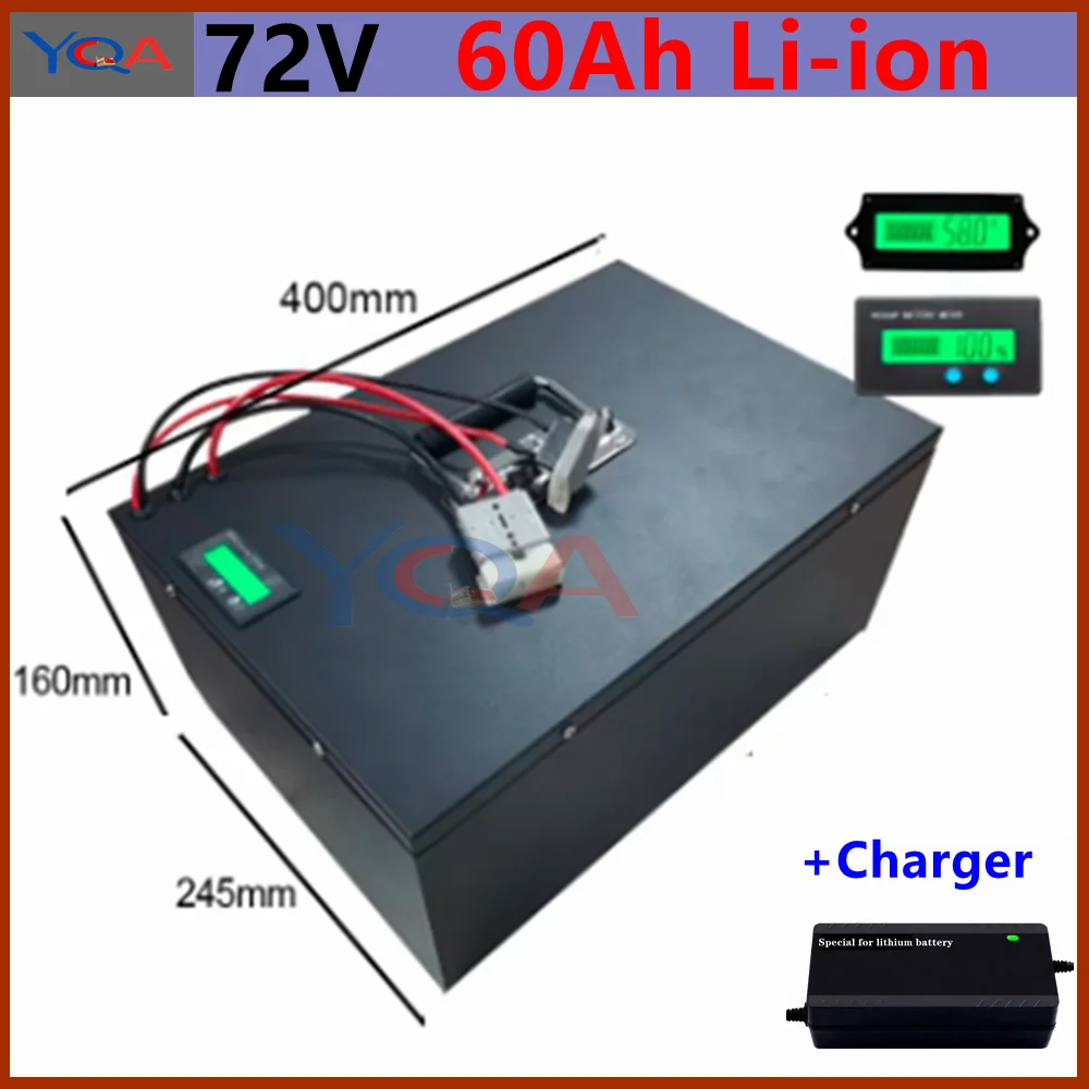 high capacity 72v 60Ah li-ion no 72v 80ah lithium for 3000w bicycle battery bike tricycle motorhome inverter +10A charger
high capacity 72v 60Ah li-ion no 72v 80ah lithium for 3000w bicycle battery bike tricycle motorhome inverter +10A charger