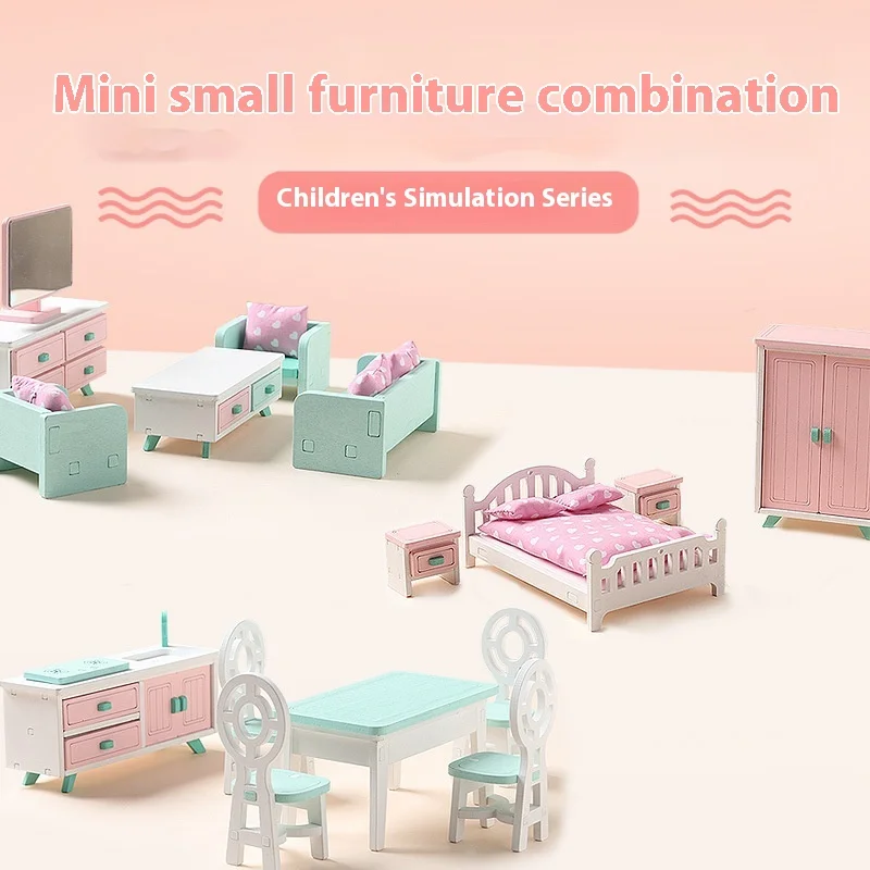 Role Play Mini Wooden Furniture Kitchen Living Room Bedroom Small Furniture Exercise Boys And Girls Visual Play House Toy Set
Role Play Mini Wooden Furniture Kitchen Living Room Bedroom Small Furniture Exercise Boys And Girls Visual Play House Toy Set