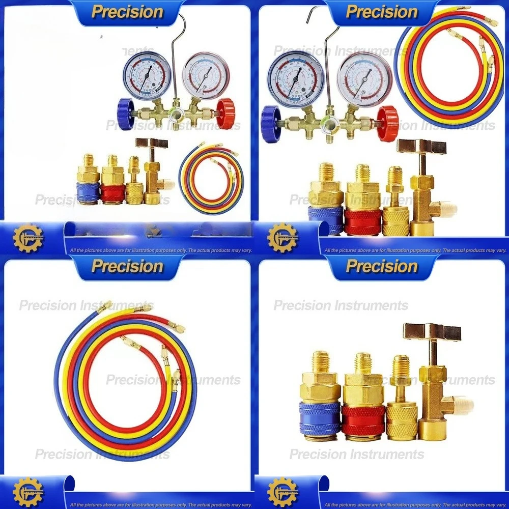 2026 Refrigerant Charging Kit with Dual Gauge for Air Conditioning Systems Automotive and Home Use Compatible with R22 R134a
2026 Refrigerant Charging Kit with Dual Gauge for Air Conditioning Systems Automotive and Home Use Compatible with R22 R134a